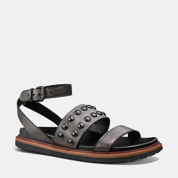 Coach Shoes - COACH Metallic Dannie Sandals Coach Shoes - COACH Metallic Dannie Sandals